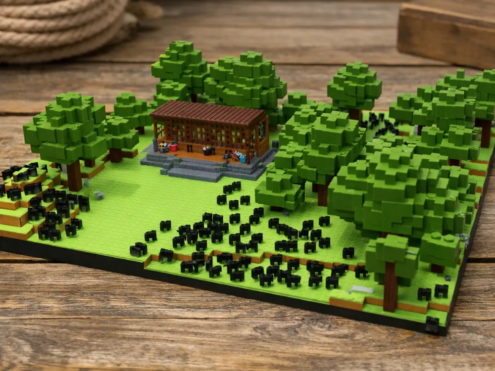 Merl 작업장 (마인크래프트 도움말 페이지) - 무료 3D 프린트 모델 - MakerWorld