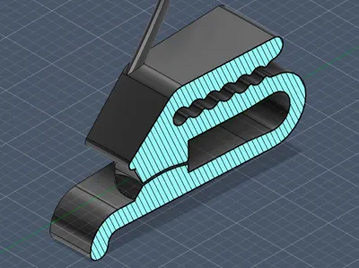 Rice Bucket Drying Box Series (4) Filament clip with a small tail (simple alternative to a spool rewind shaft)