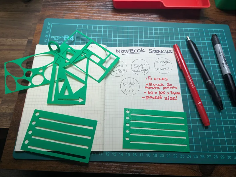 Notebook Stencils