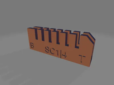 Schlage SC1 / SC4 Key Spacing Guide