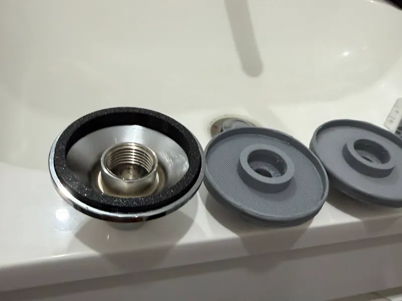 Estilo Wall Top Assembly Set Chrome Gasket