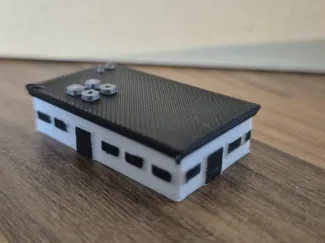 small 1:400 scale building