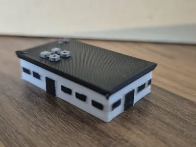 small 1:400 scale building