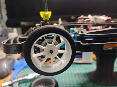 1/10 RC Lightweight Sponge Tire Dedicated Rims
