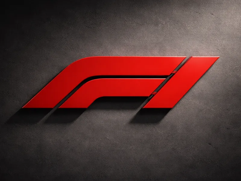 F1 Wall Logo 3D – Easy Mount with Drill Template