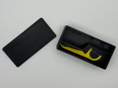 Flosser box and lid