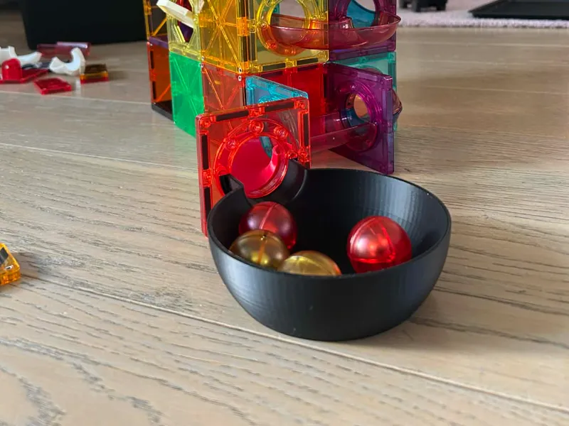 Marble Run End Collector Bowl