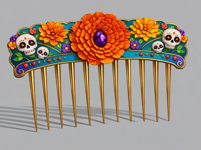 Marigold Crown Comb