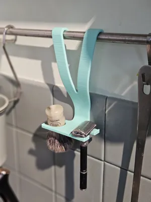 Hanging Shave stand for Ikea kitchen rails