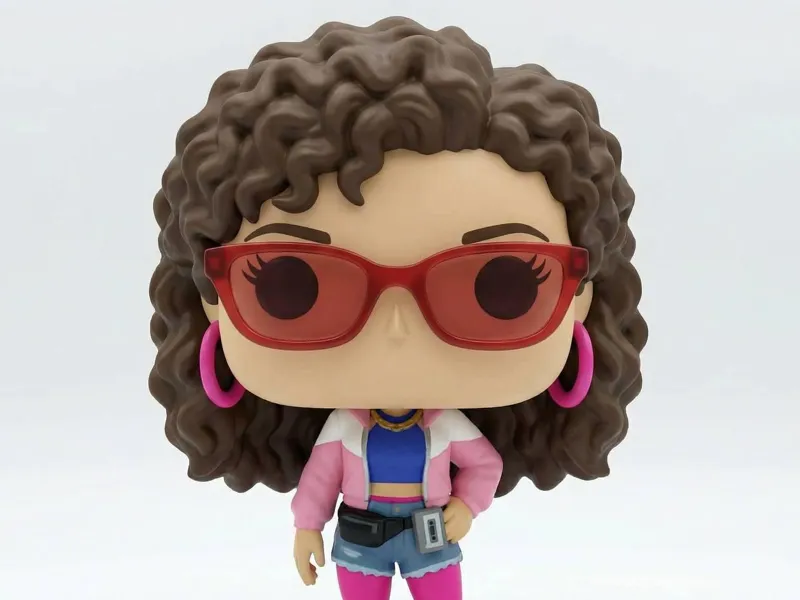 90s Girl — bright Pop‑vinyl style figure