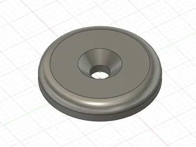 Glass jar top mount