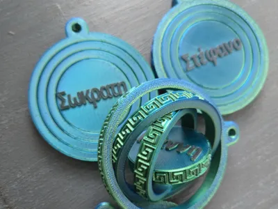 Greek Name fidget spinners with Greek Key 