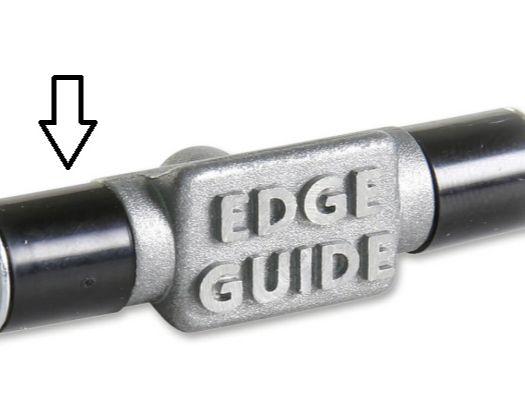 Replacement edge guide for knife sharpener. 