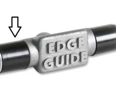 Replacement edge guide for knife sharpener. 