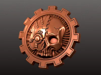 Warhammer 40K Mechanicus Badge