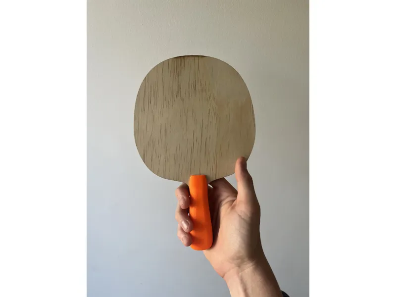 Table Tennis bat with laser cut files