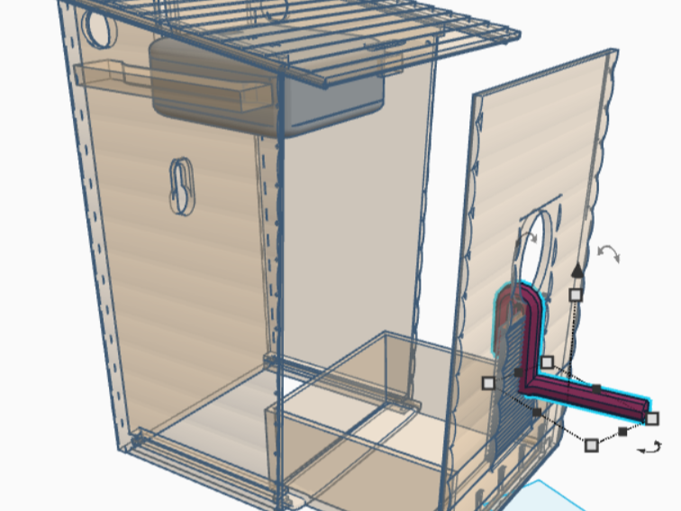 LOG STYLE BIRD HOUSE - EASY TO PRINT 2PCS