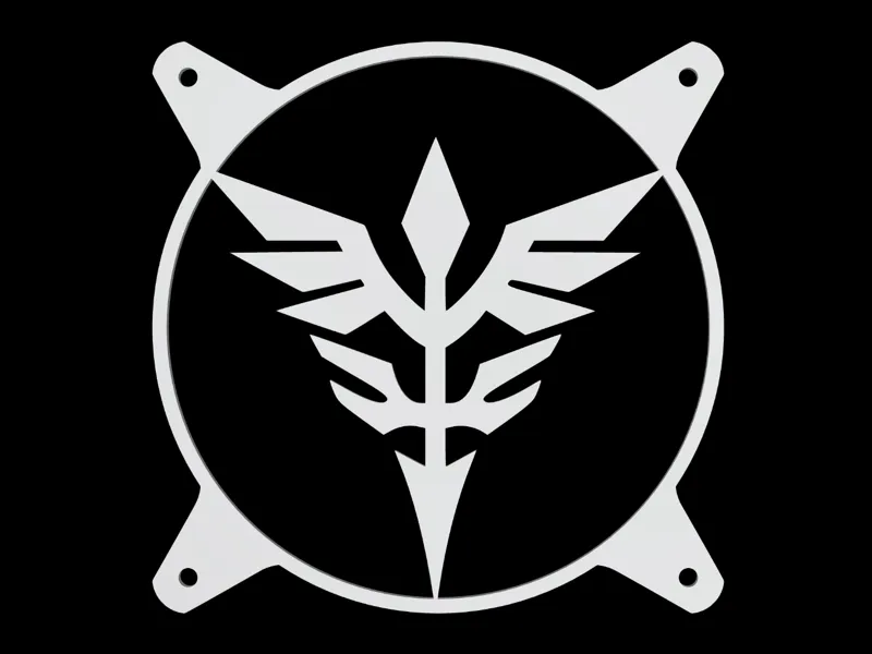 GUNDAM - Custom 120mm Fan Grill Face Plate Cover