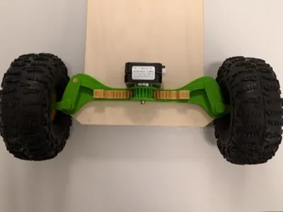 Rack and pinion steering for stepper motor car