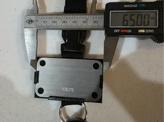 Small tab clip-on holder for lanyards