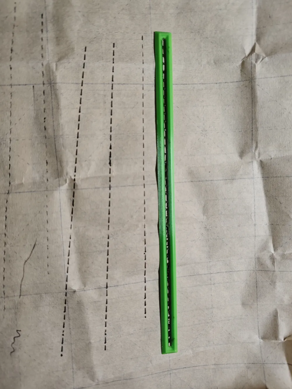 Dashed Line Measuring Dashed Line Ruler for Quick Dashed Lines - Free 3D Print Model - MakerWorld