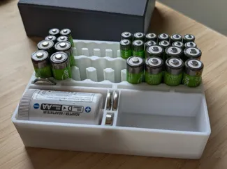 Reasonable Battery Storage for AA, AAA, D, Coin