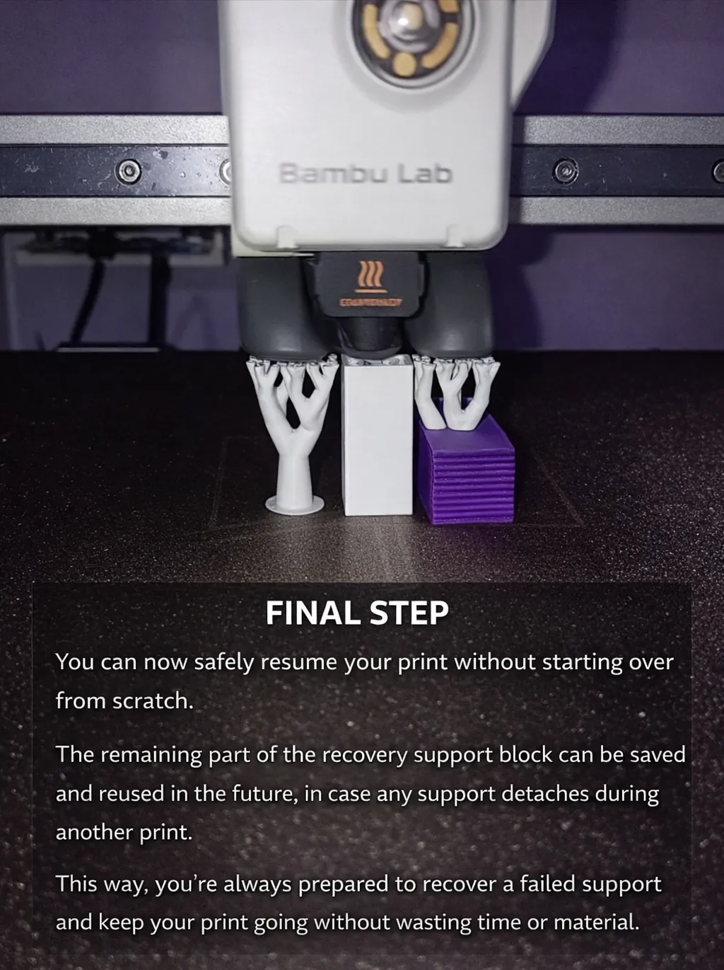 Print Saver – Recovery Support Block - 3D Printers - PLA - 3D printed product - фото 11