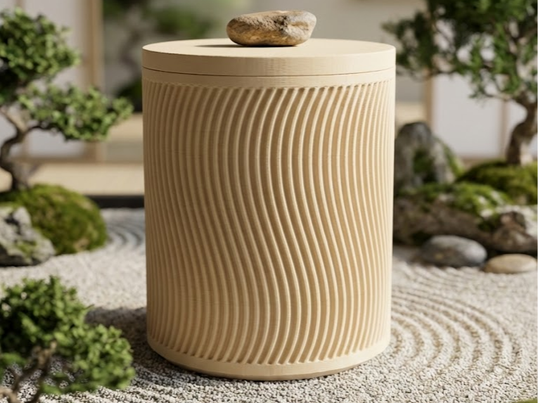 【枯山水】桌面禅意收纳罐 | Karesansui Zen Garden Storage Jar