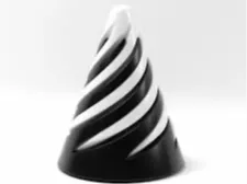 Spiral cone fidget