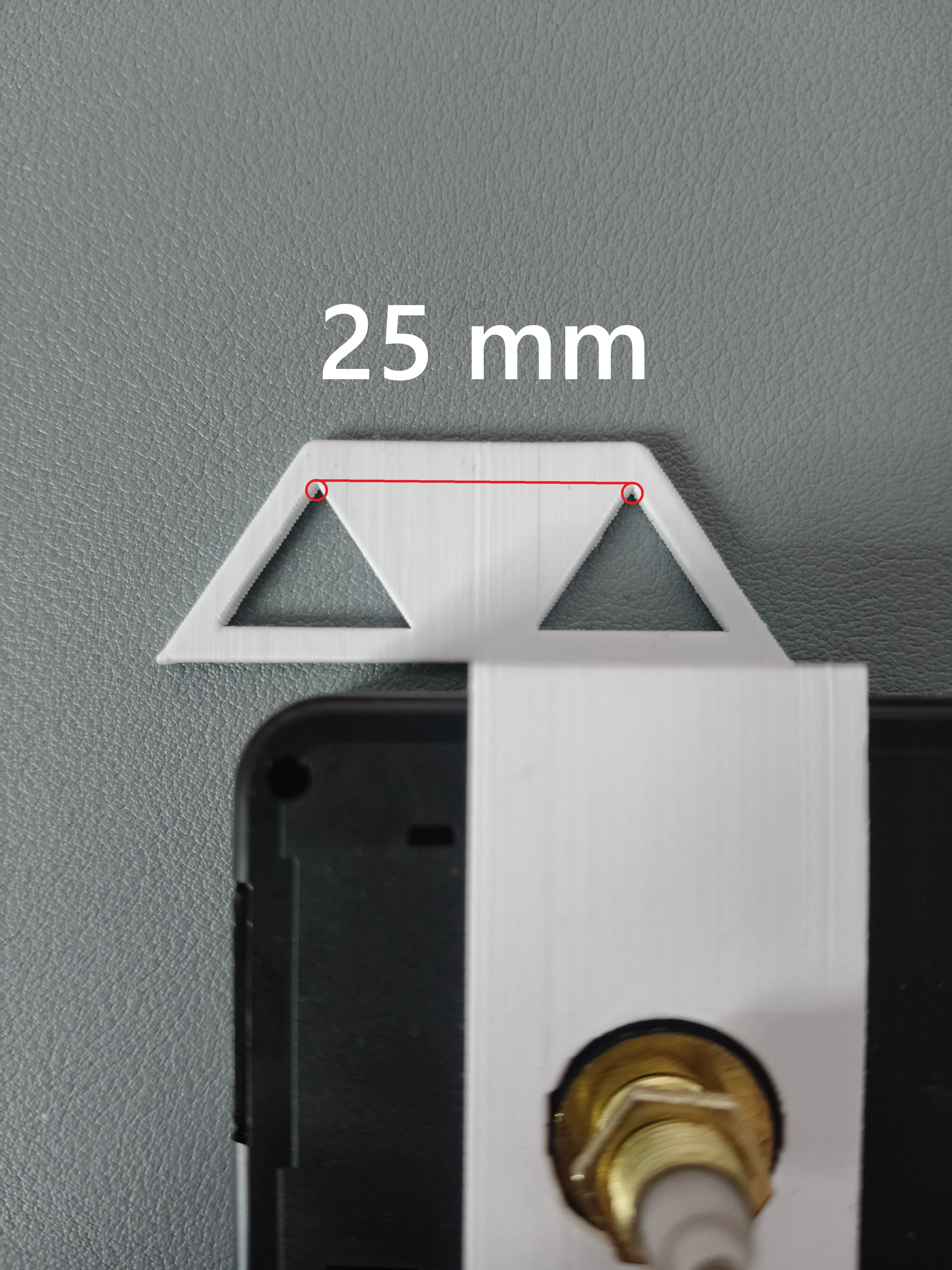 Hooks for Left/Right Unbalanced Clock - Free 3D Print Model - MakerWorld