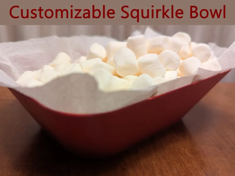 Customizable "Squirkle" Bowl or Tray