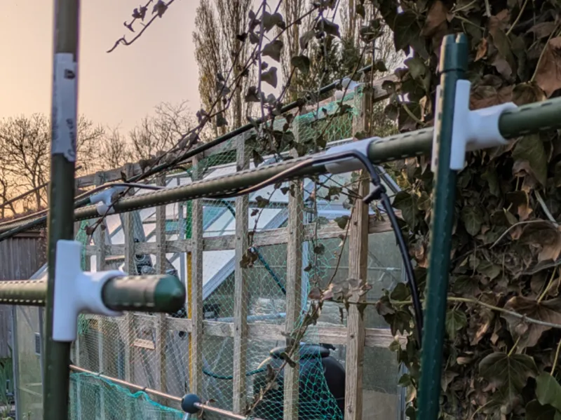 Garden frame connector parameterised