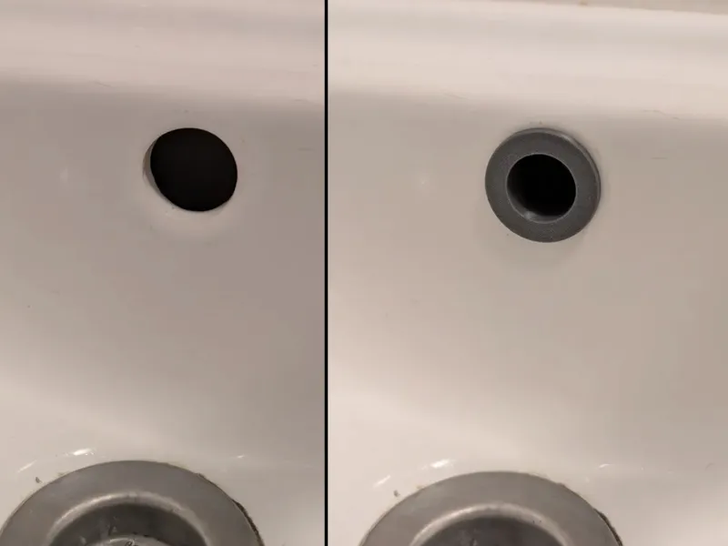 Sink Overflow Cover