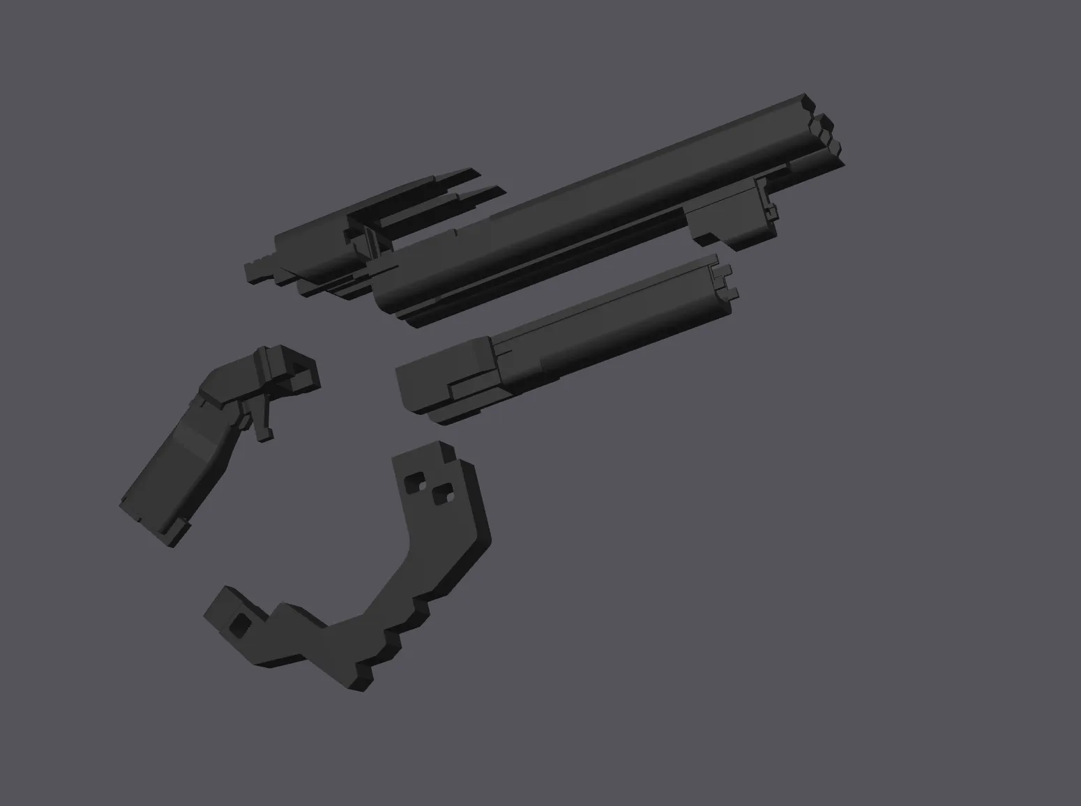 Marathon WSTR Shotgun - Multi Part & Full Color - Free 3D Print