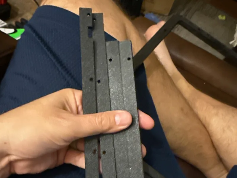 Pel 1450 deck rails
