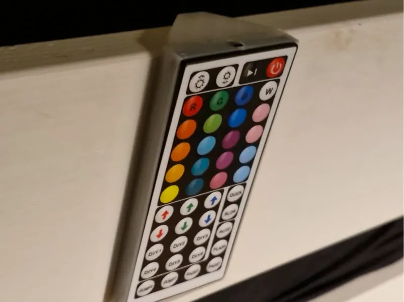 LED Remote Holder for 44-Key RGB Strip – hook