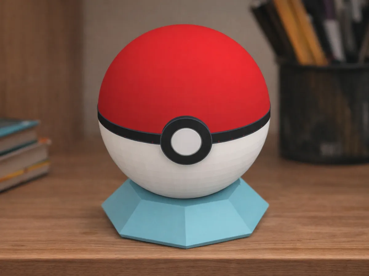 pokeball display - Free 3D Print Model - MakerWorld