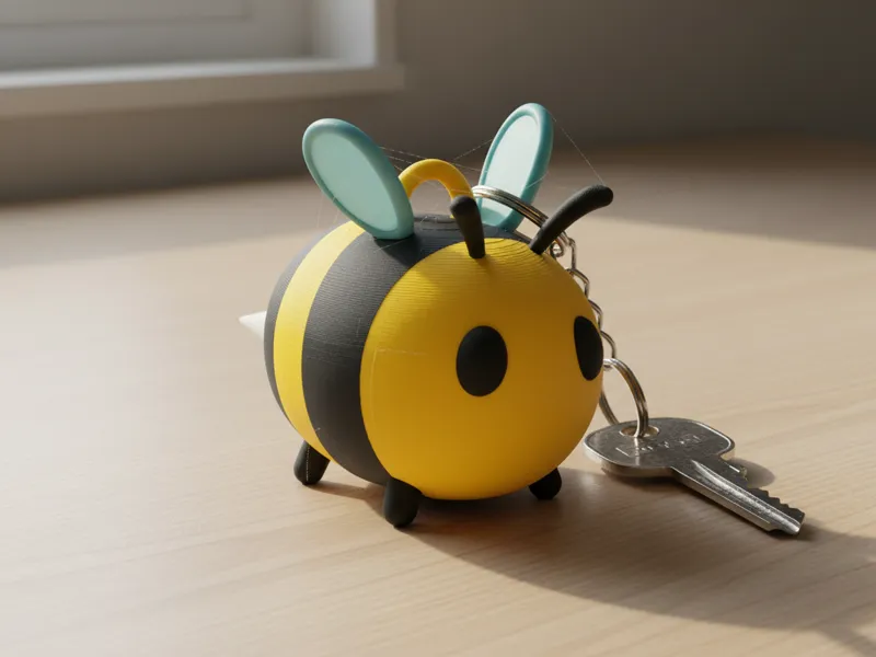 Bee keychain