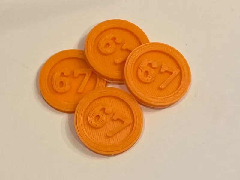 A 67 coin
