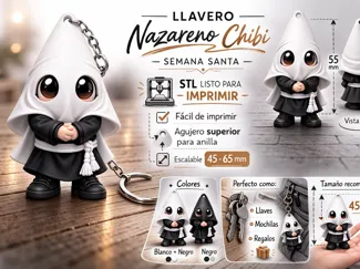 Llavero Nazareno Chibi