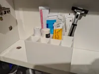 Boîte de rangement 3 en 1 pour armoire de toilette — photo 1