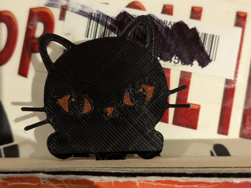 cat book mark 