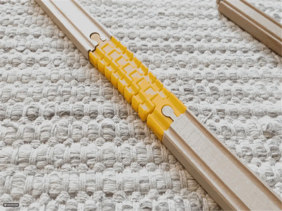 Flexible train track for wooden train Short amp Lo - Free 3D Print ...