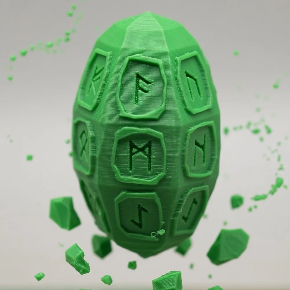 Low Poly Floating Rune Stone - Free 3D Print Model - MakerWorld