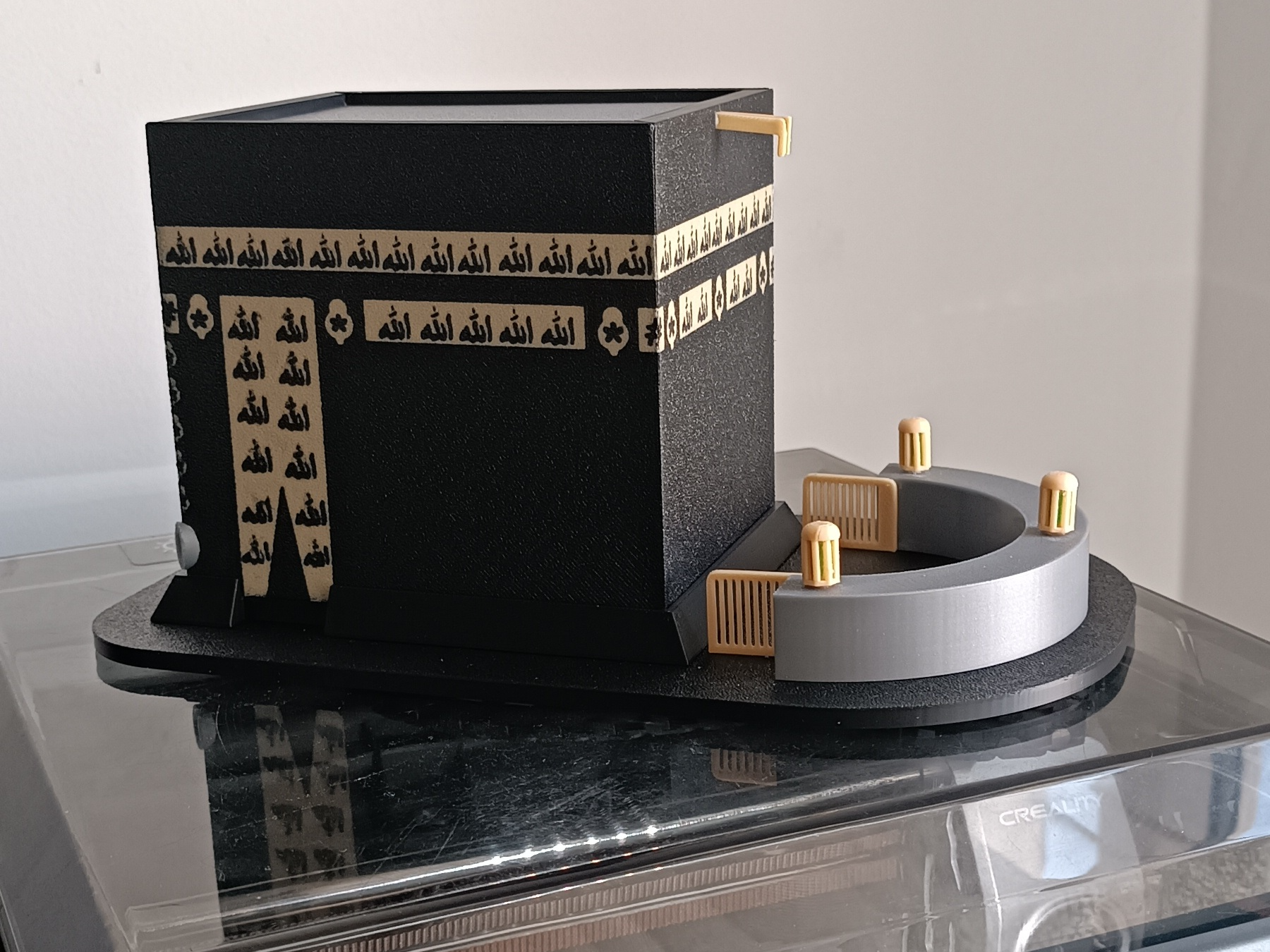 3D Kabe Modeli / 3D Kaaba Model with Piggy Bank