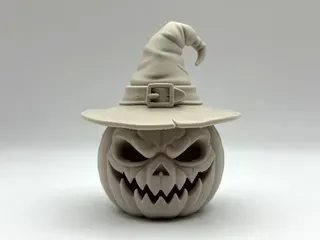 Pumpkin Witch Hat - Free 3D Print Model - MakerWorld