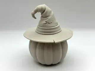 Pumpkin Witch Hat - Free 3D Print Model - MakerWorld