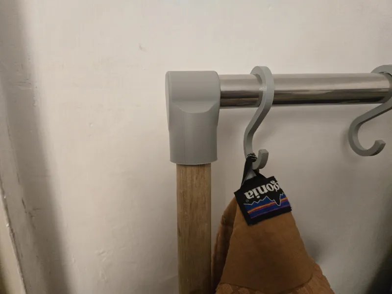 Makeshift Coat Rack
