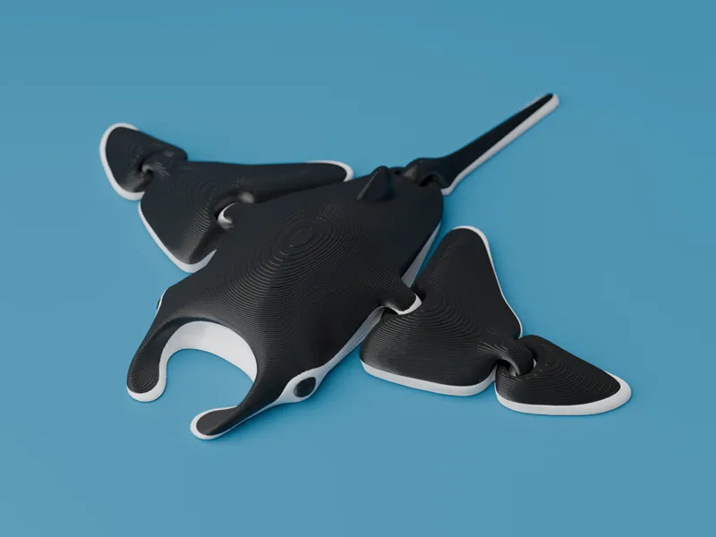 Articulated Manta Ray