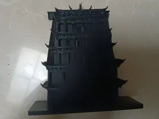 莫高窟塔型缸景摆件